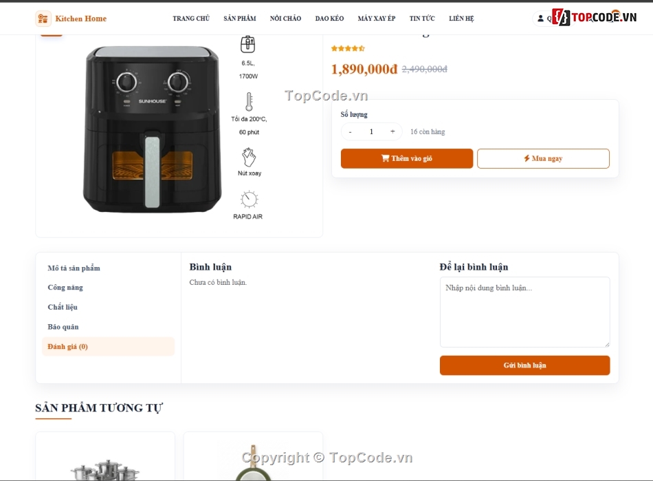website,bán website,web bán dụng cụ